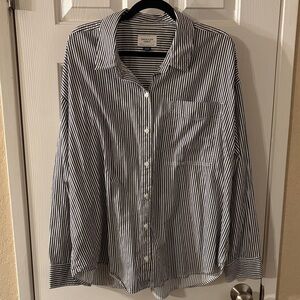 American Eagle Striped Button Down